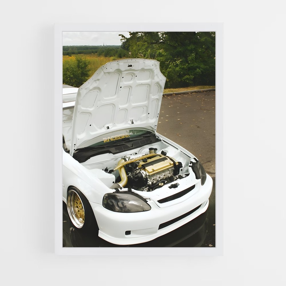 Poster Moteur d'Art – affiche Honda (vue 3)